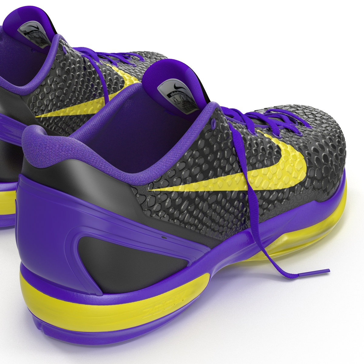 Sneakers Nike Zoom Black 3D model