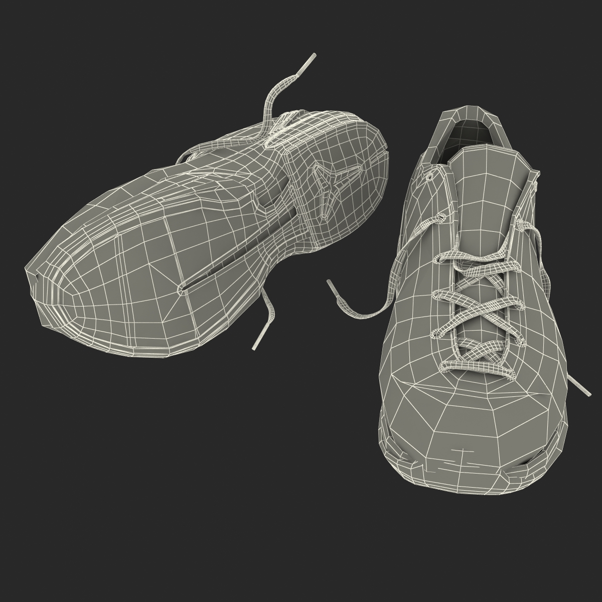 Sneakers Nike Zoom Black 3D model