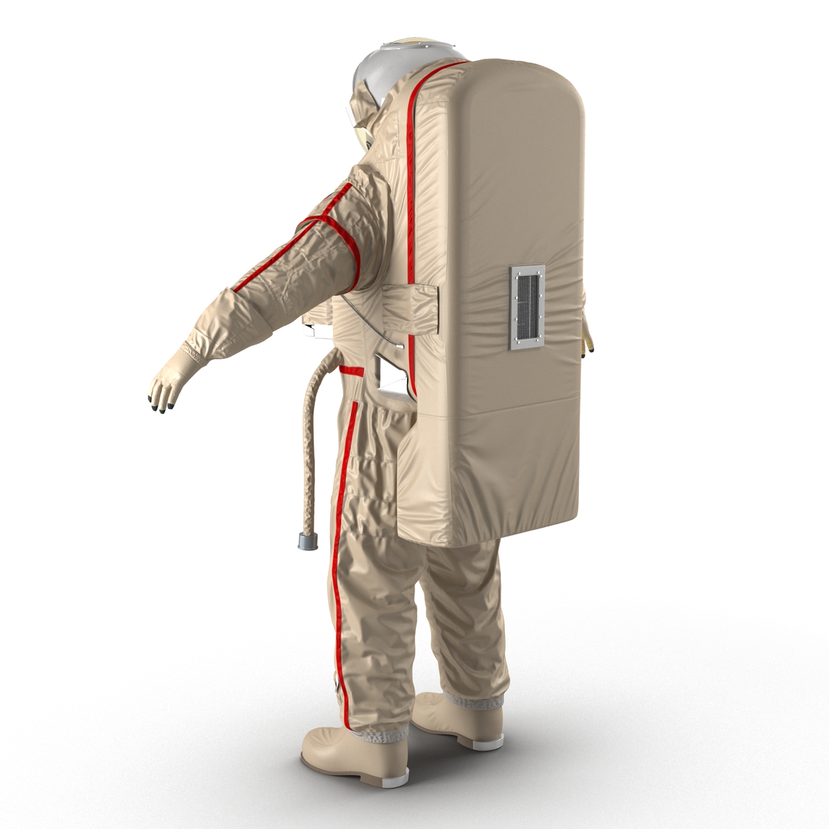 Russian Space Suit Orlan MK Rigged 3D model