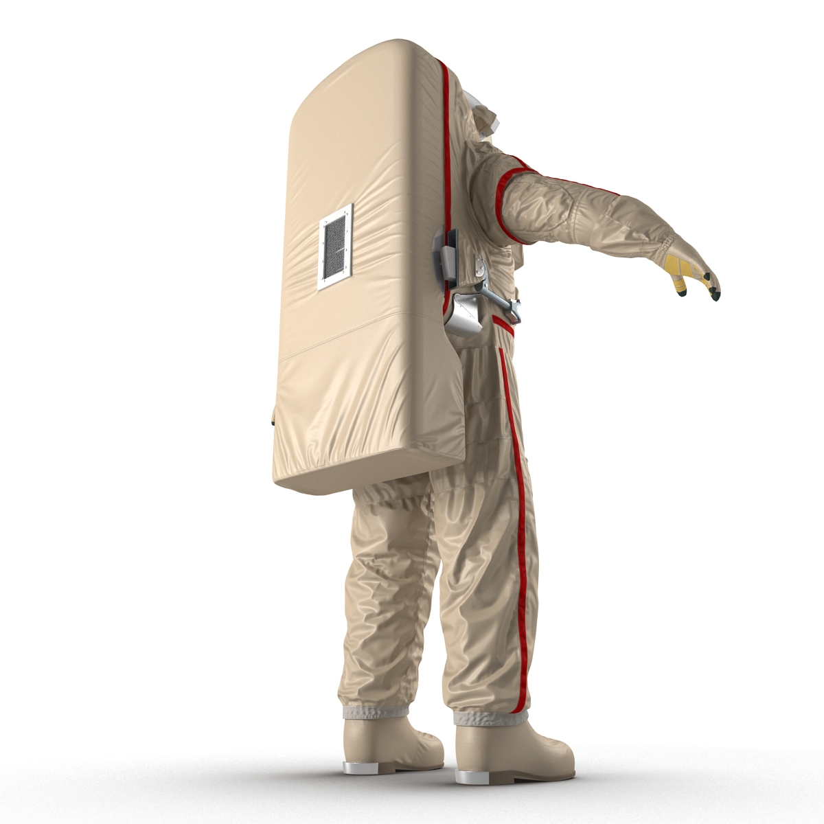 Russian Space Suit Orlan MK Rigged 3D model