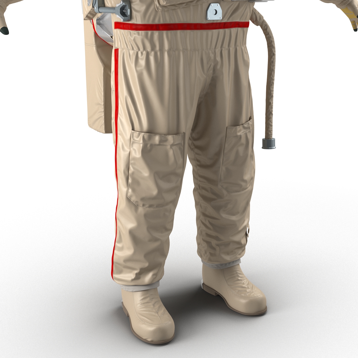 Russian Space Suit Orlan MK Rigged 3D model