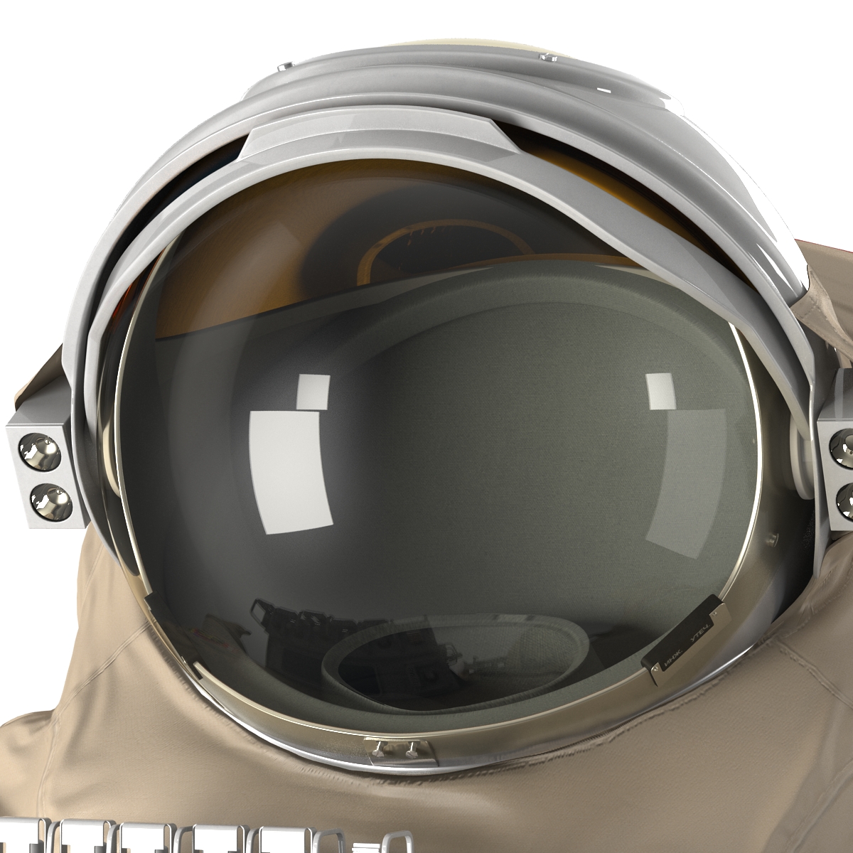 Russian Space Suit Orlan MK Rigged 3D model