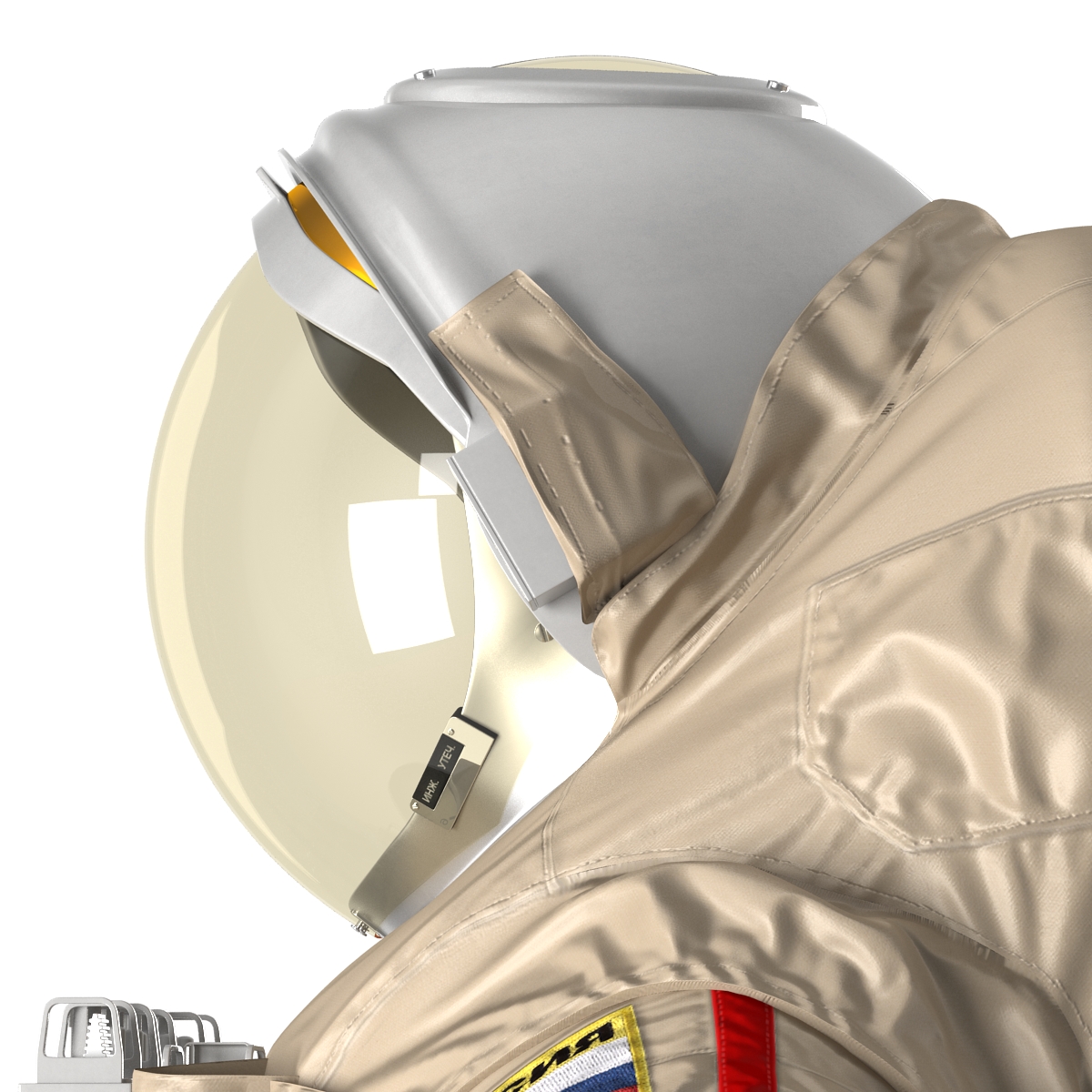 Russian Space Suit Orlan MK Rigged 3D model