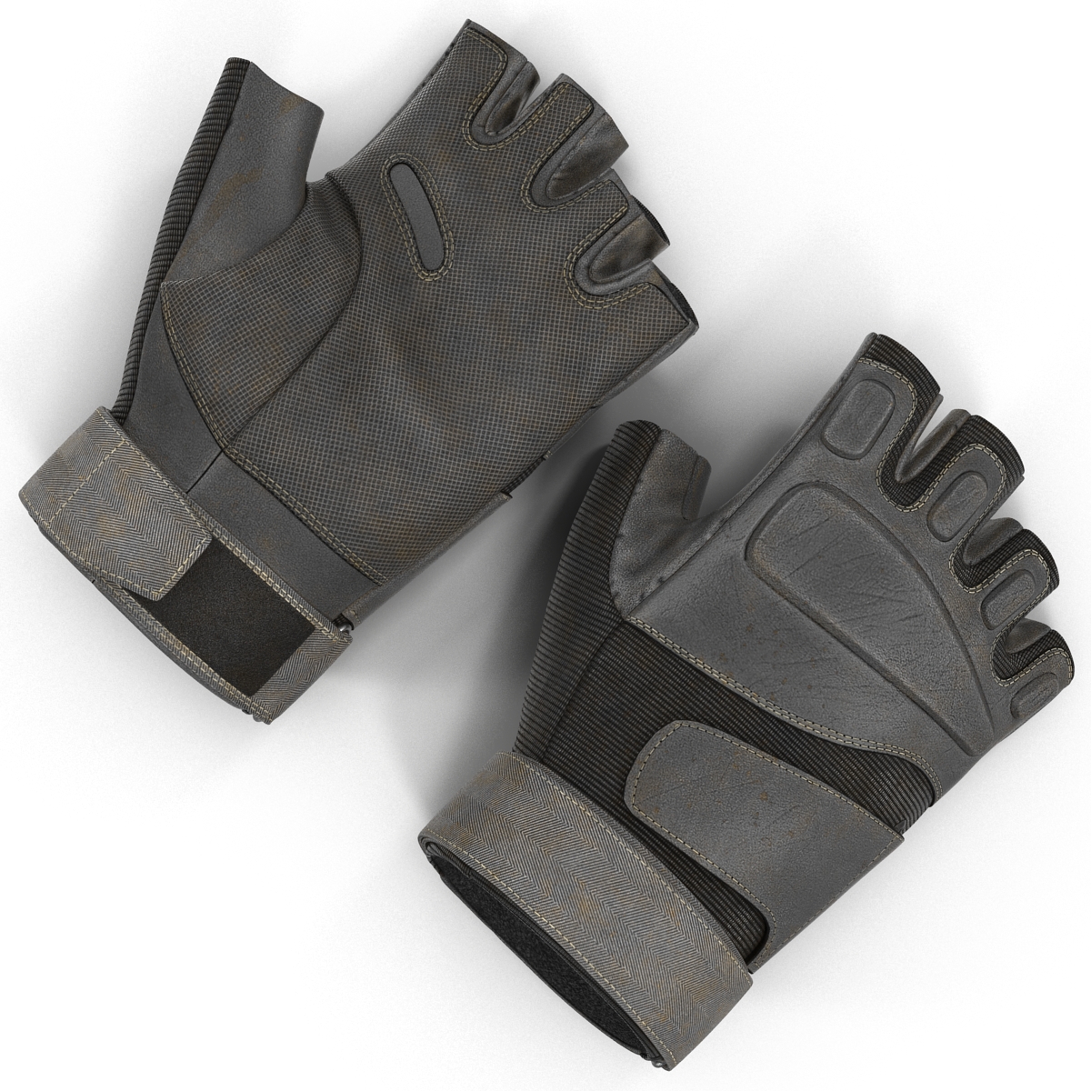 3D model US Soldier Gloves 2 Black