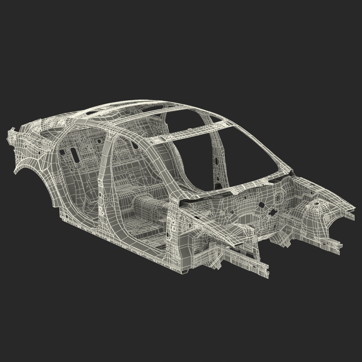 3D Car Frame 2