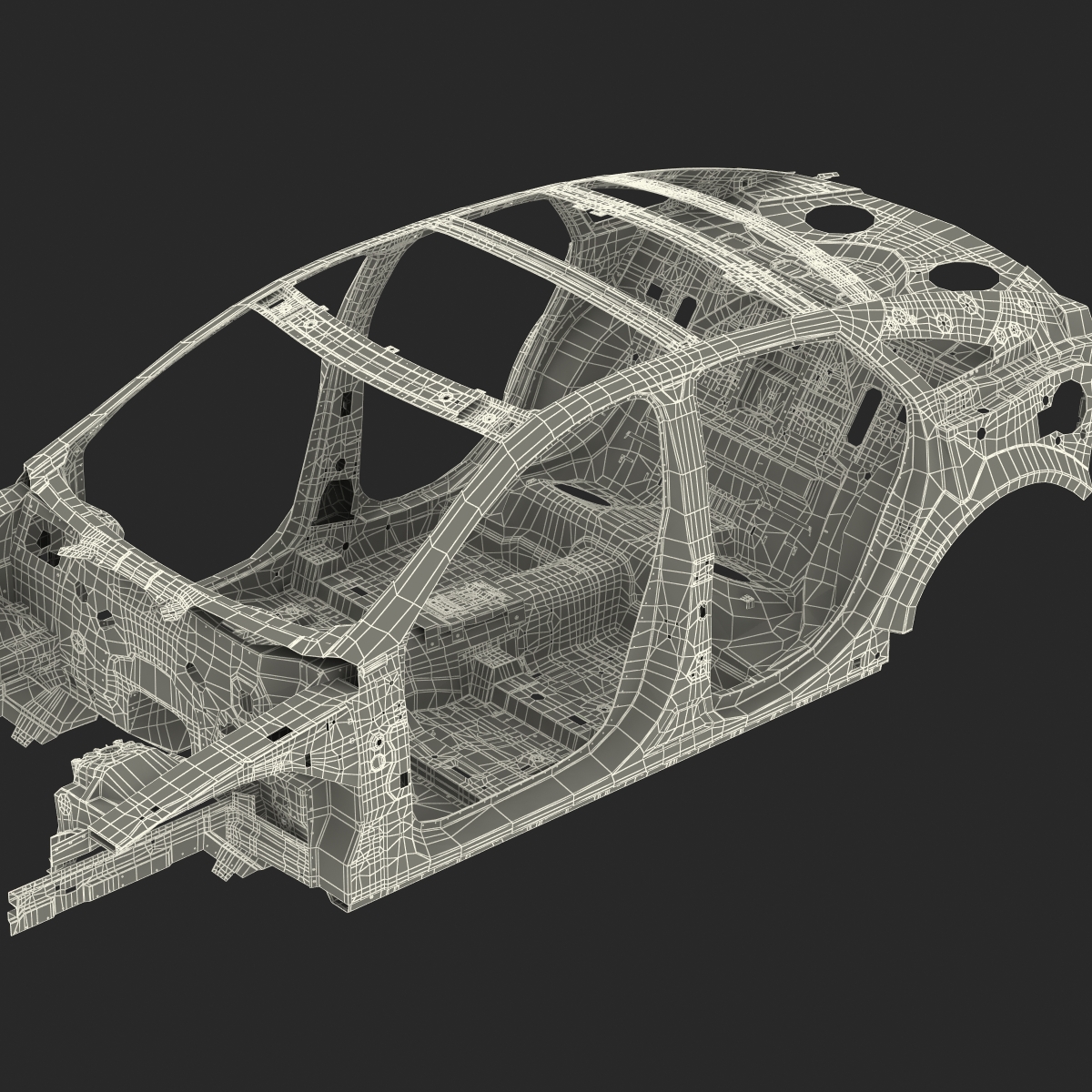 3D Car Frame 2