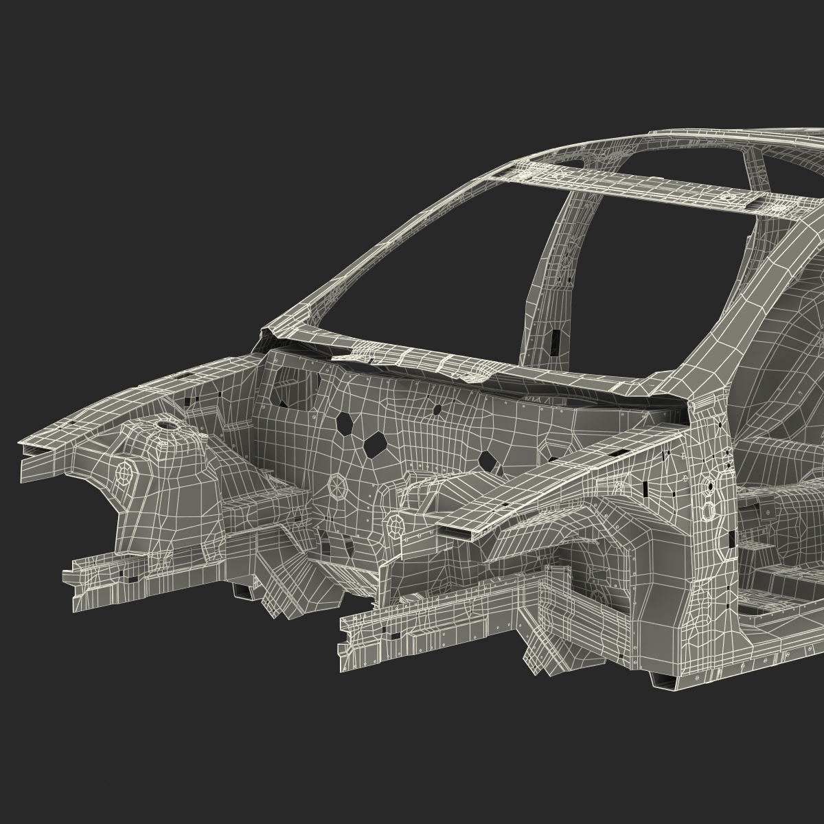 3D Car Frame 2