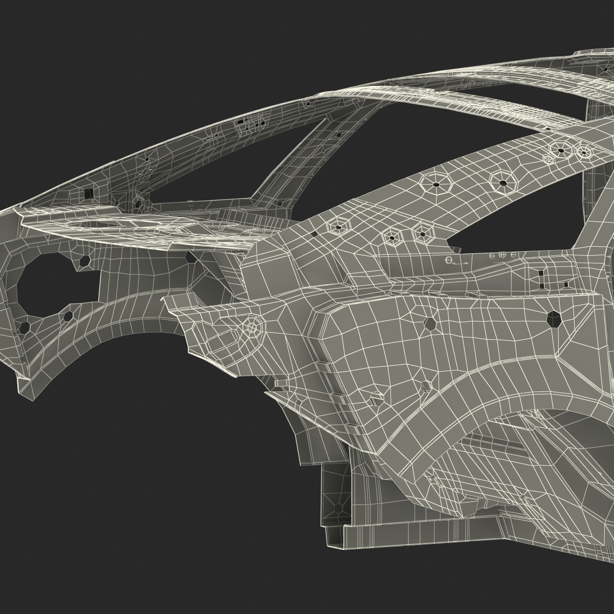 3D Car Frame 2