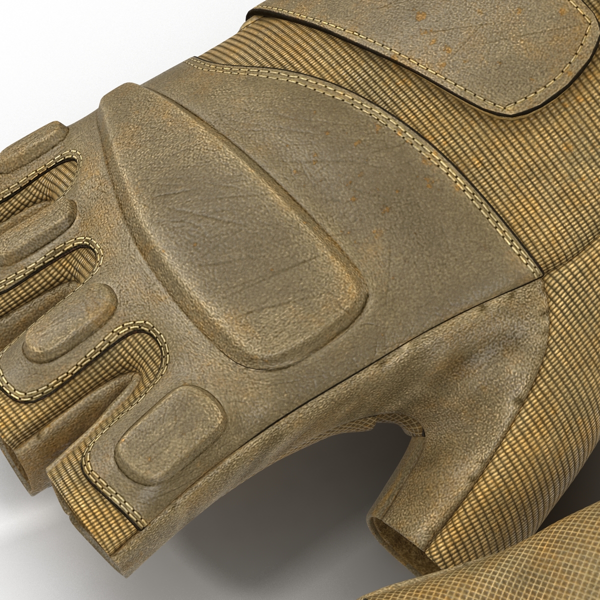 US Soldier Gloves 2 3D model