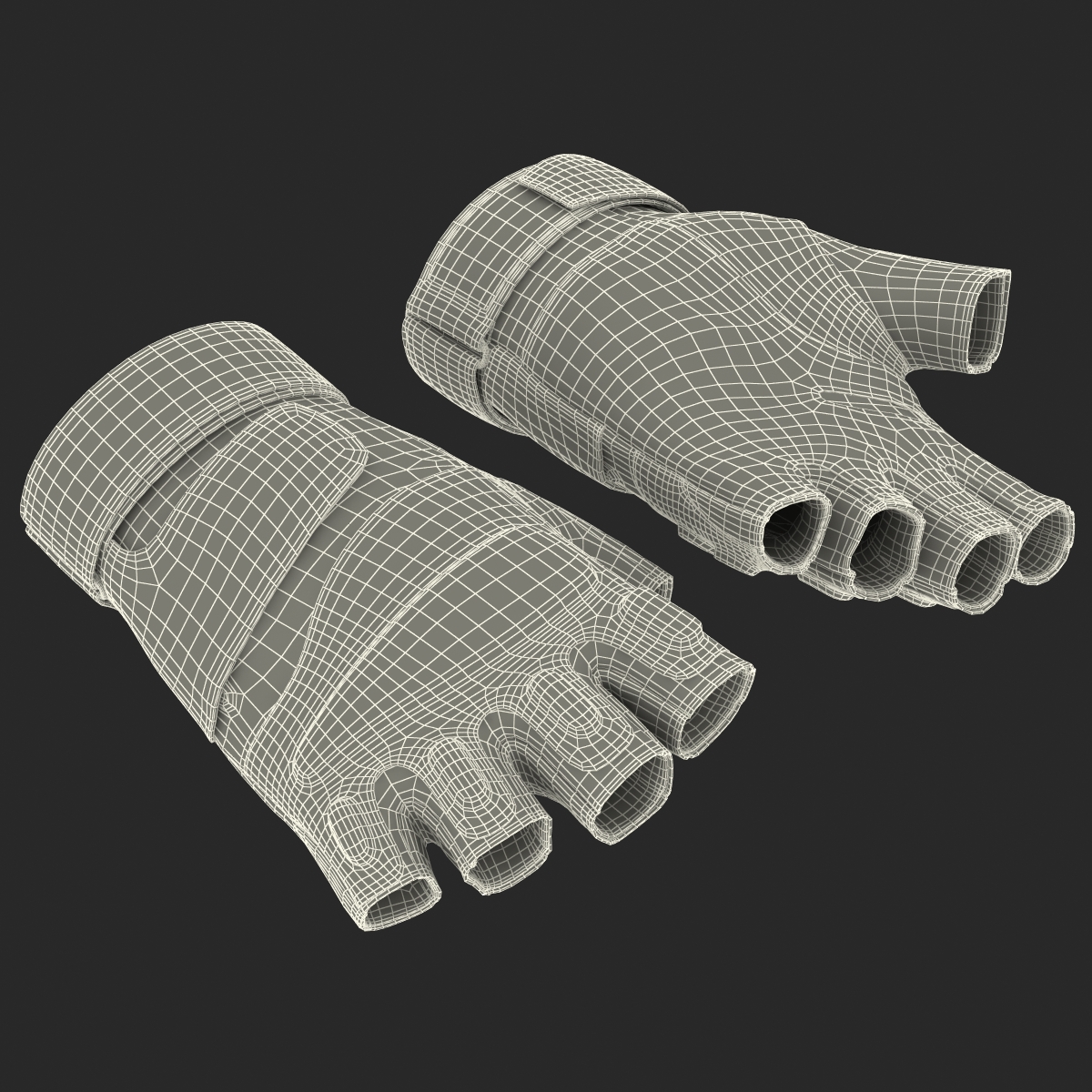 US Soldier Gloves 2 3D model