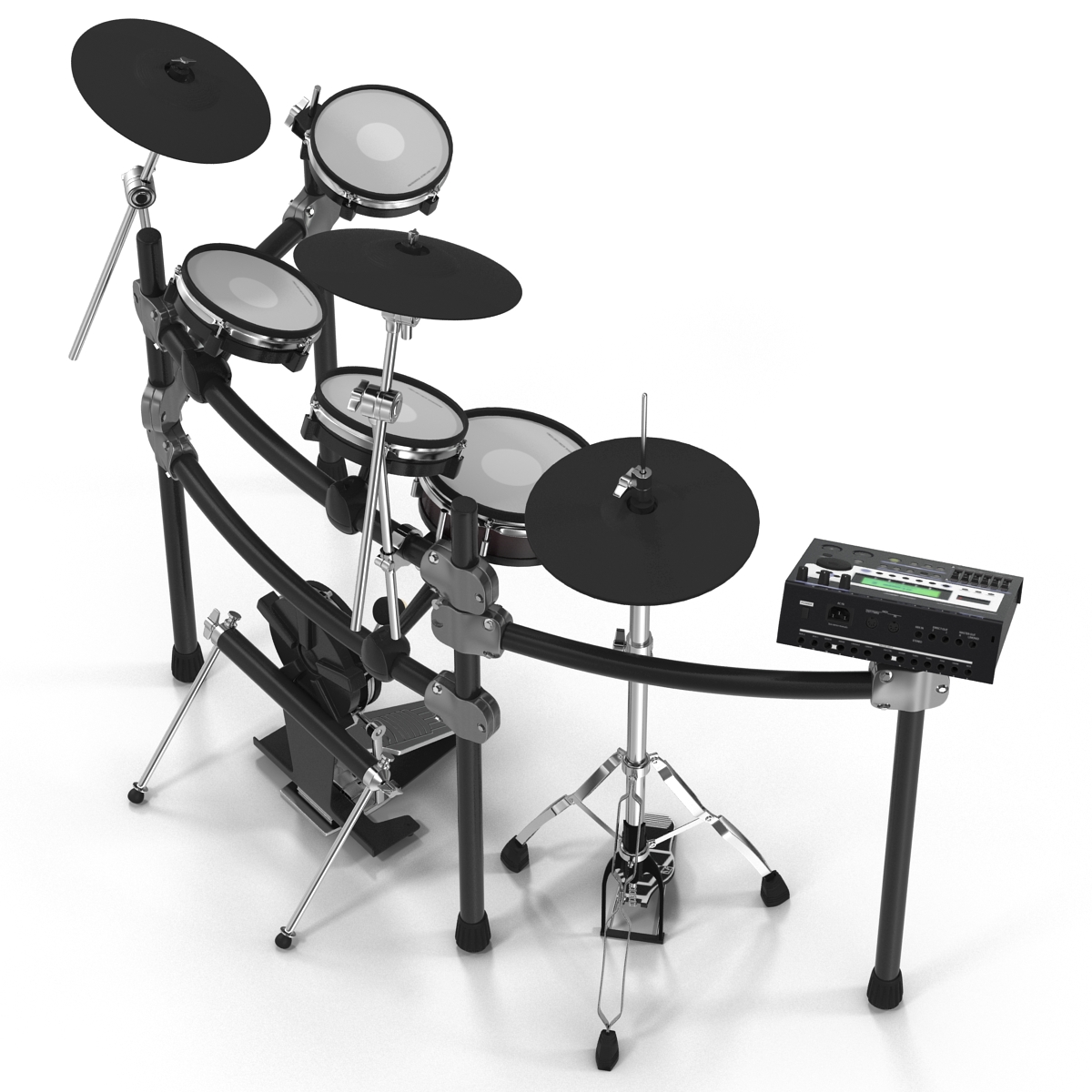 Electronic Drum Kit Generic 3D