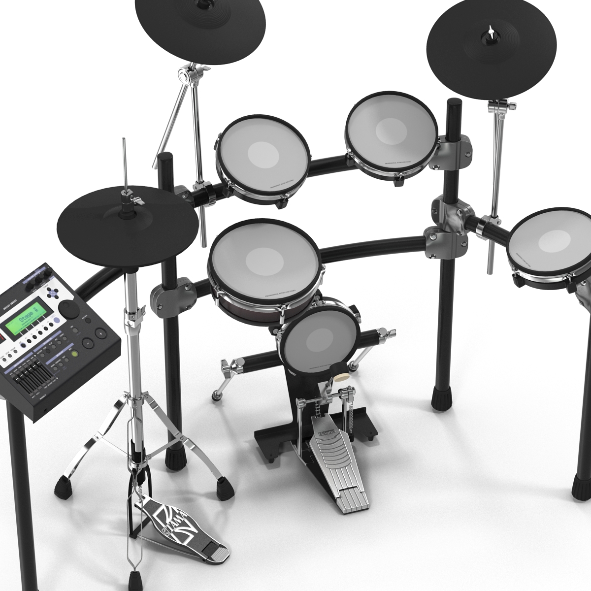 Electronic Drum Kit Generic 3D