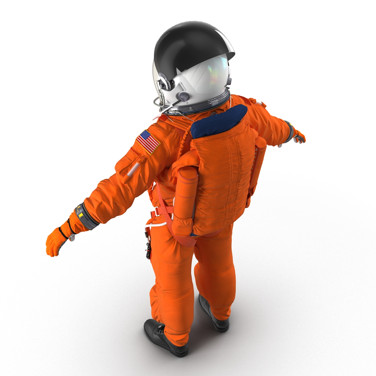 3D US Advanced Crew Escape Suit ACES model