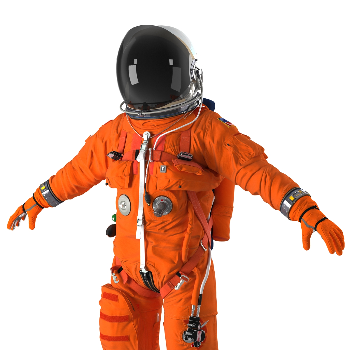 3D US Advanced Crew Escape Suit ACES model