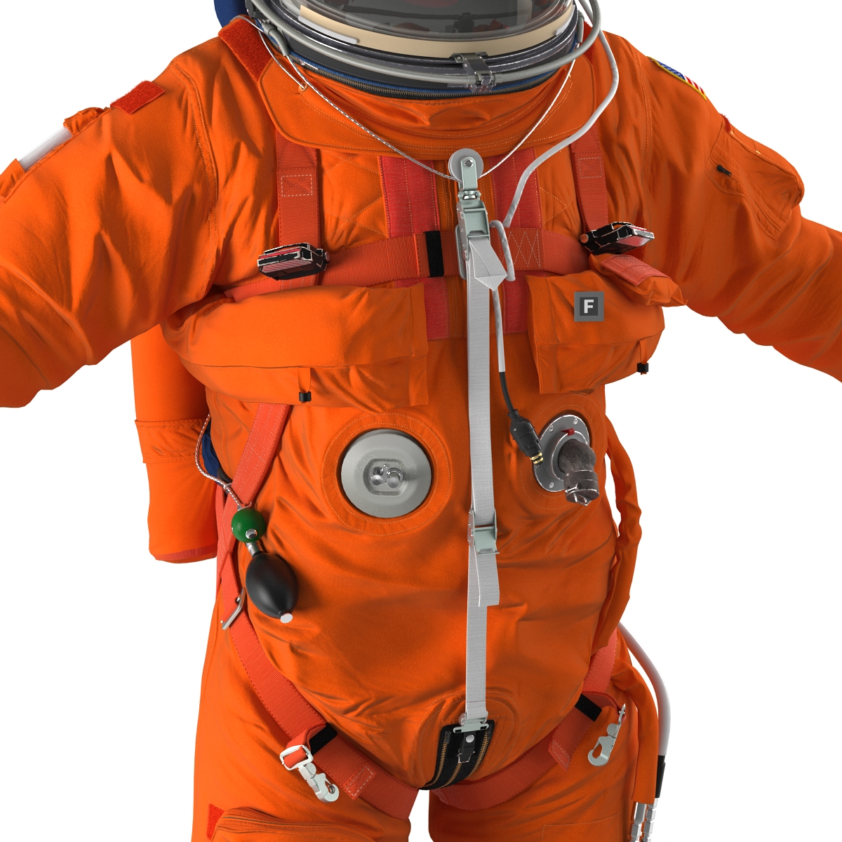 3D US Advanced Crew Escape Suit ACES model