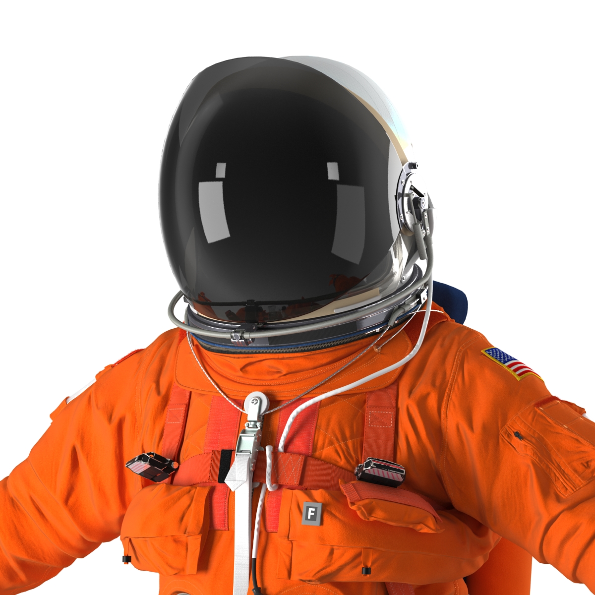 3D US Advanced Crew Escape Suit ACES model