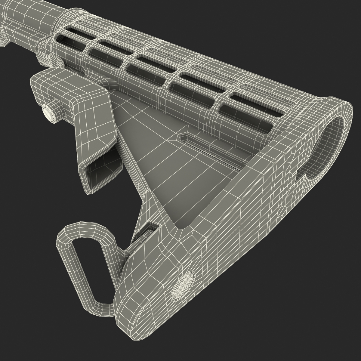 3D Assault Rifle Generic 4 model