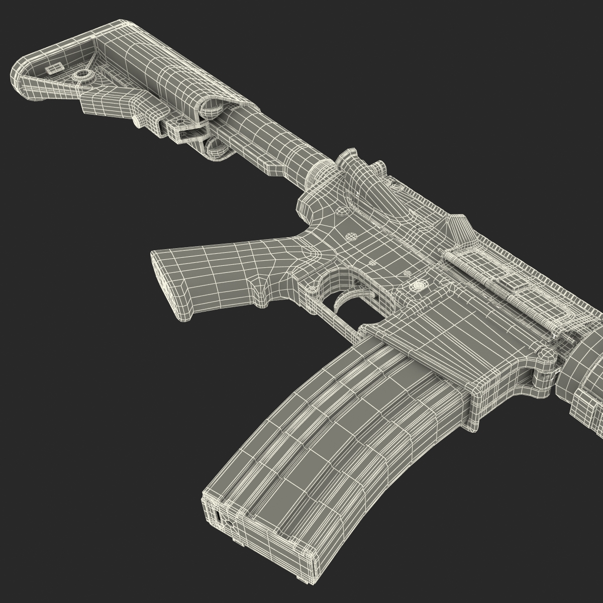 3D Assault Rifle M4