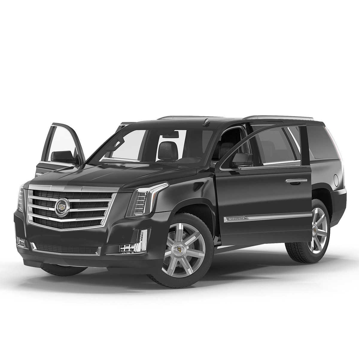 Cadillac Escalade 2015 Rigged 3D model