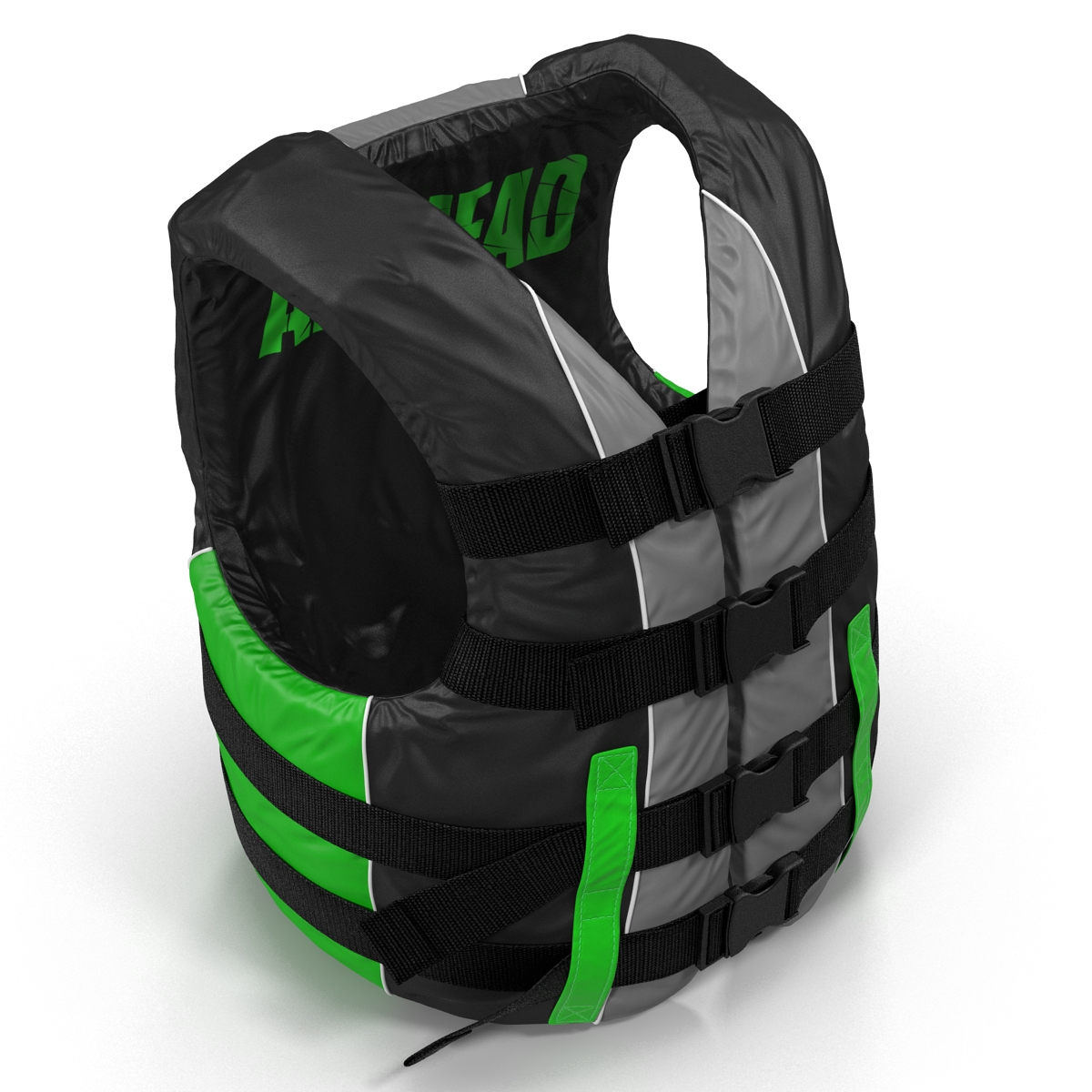 3D model Life Vest Green