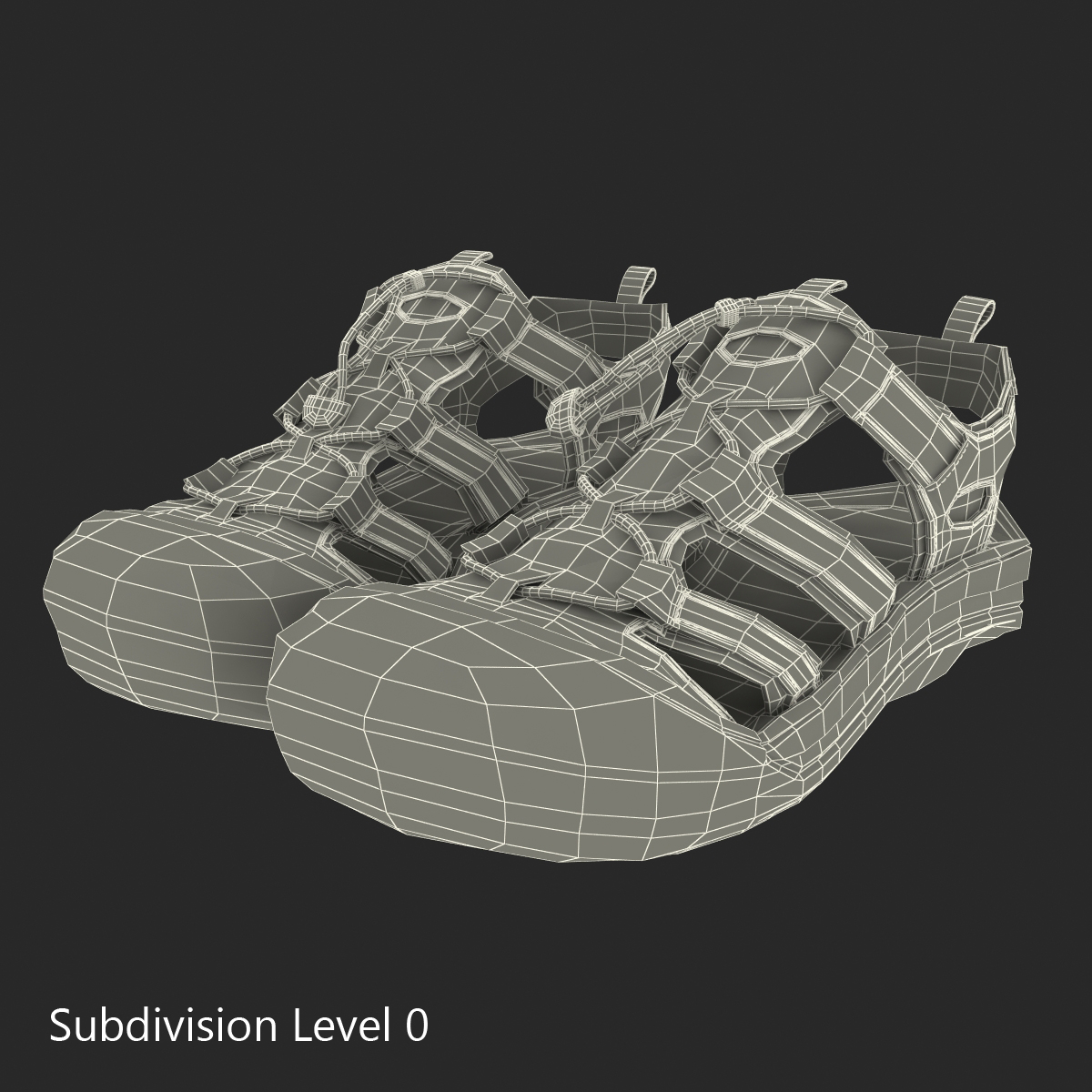 Sneakers 7 Red 3D model