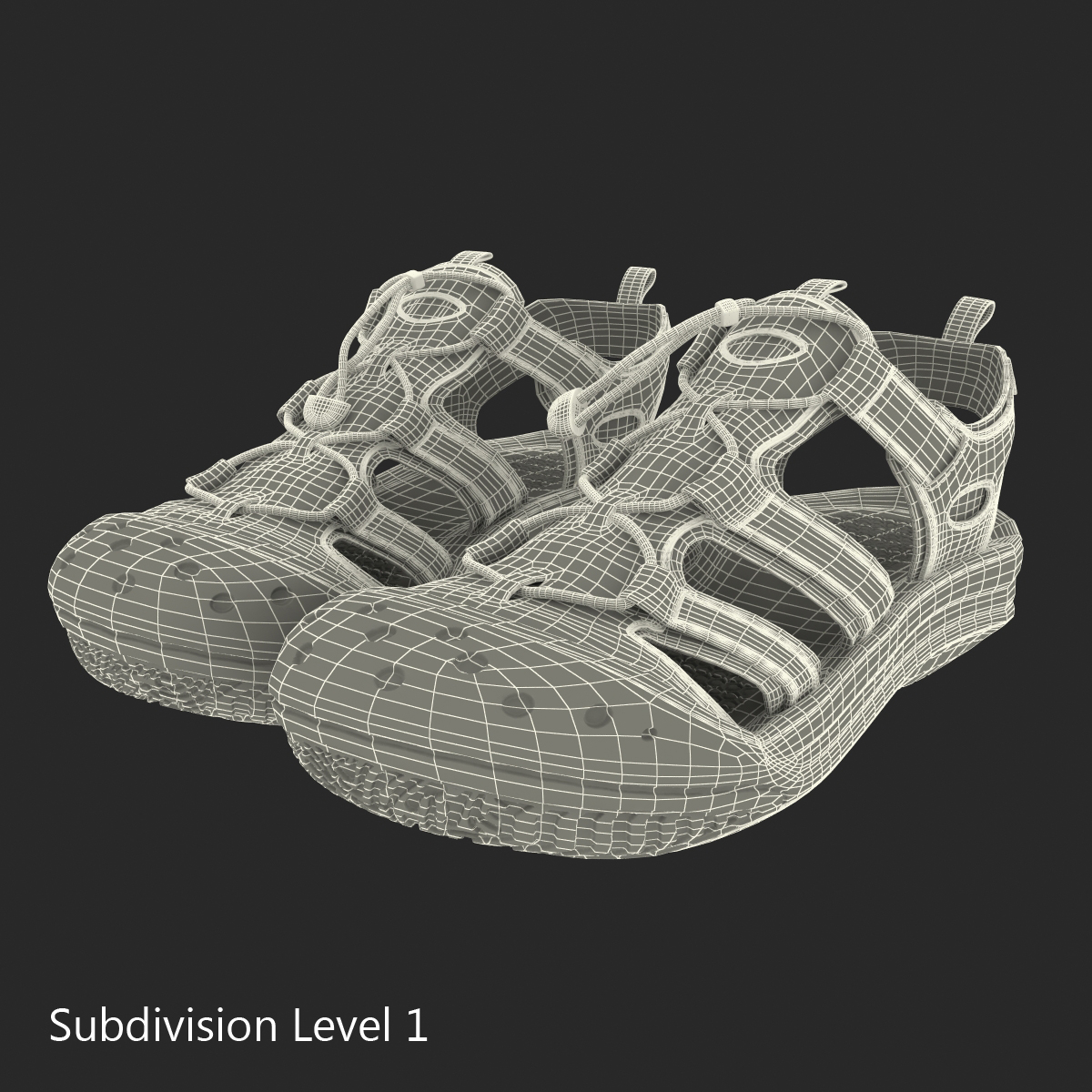 Sneakers 7 Red 3D model