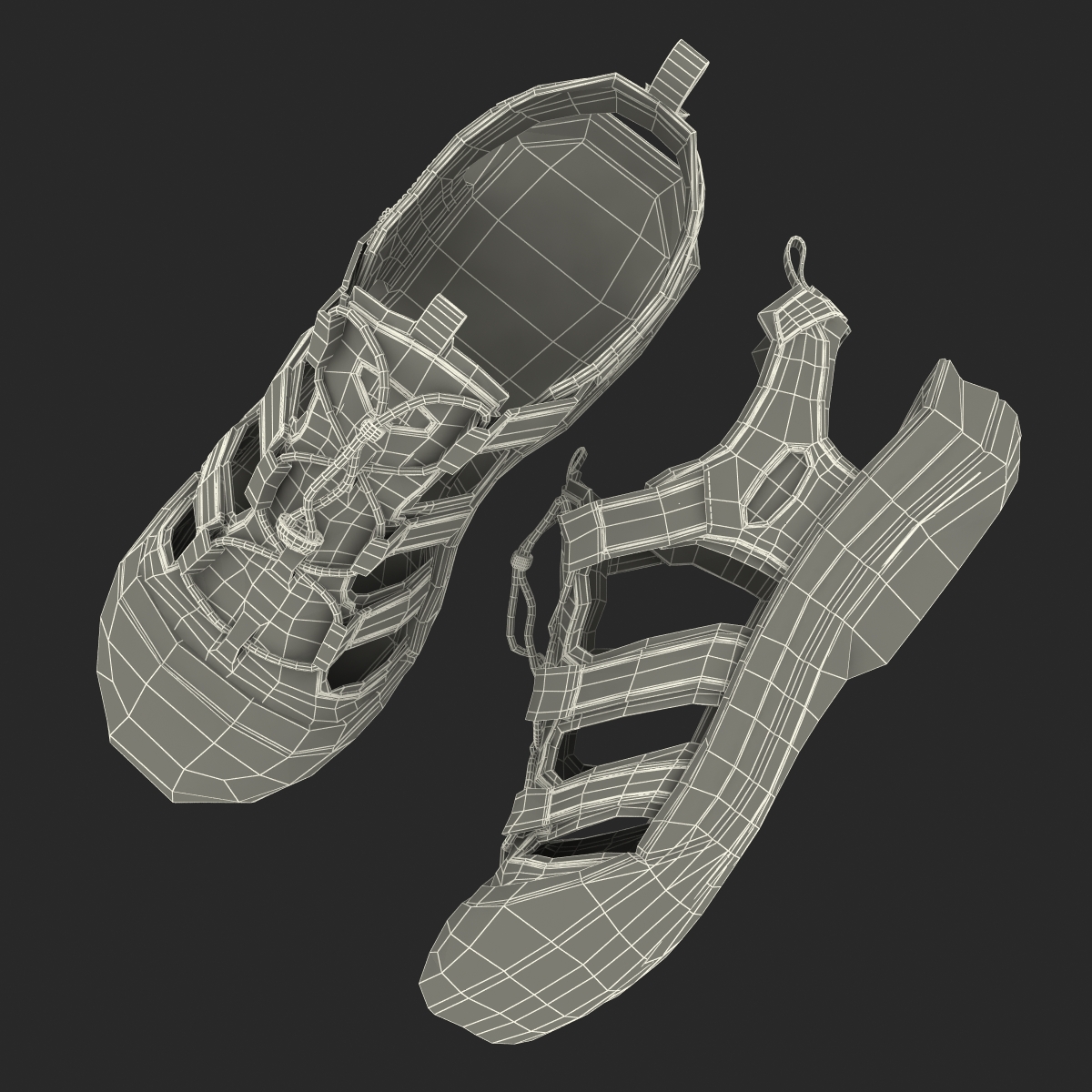 Sneakers 7 Red 3D model