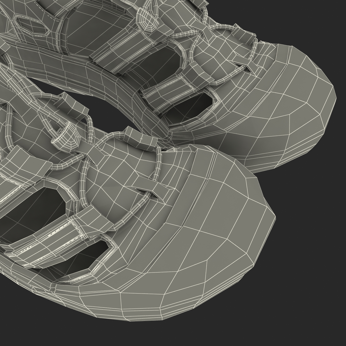 Sneakers 7 Red 3D model