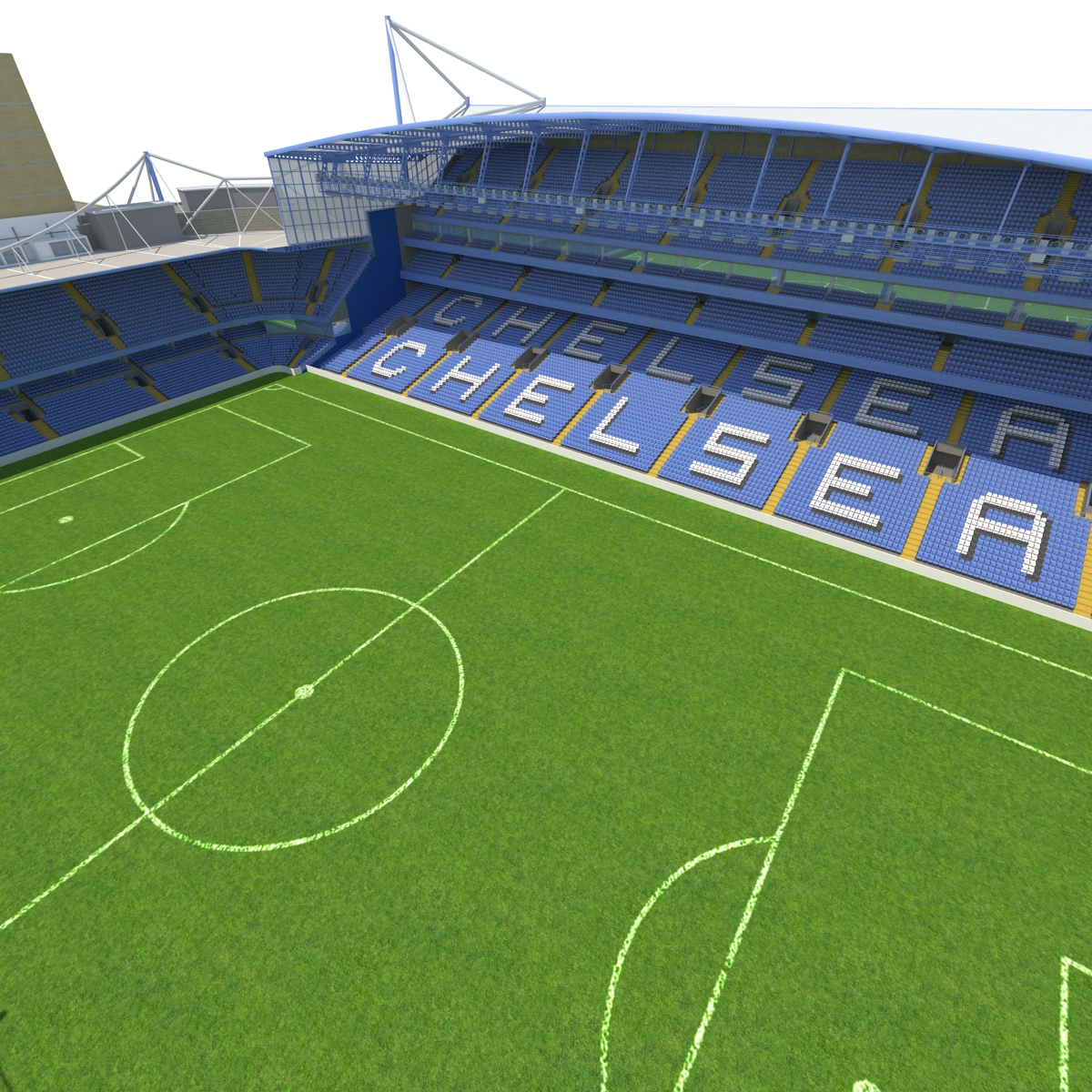 3D Stamford Bridge Stadium model