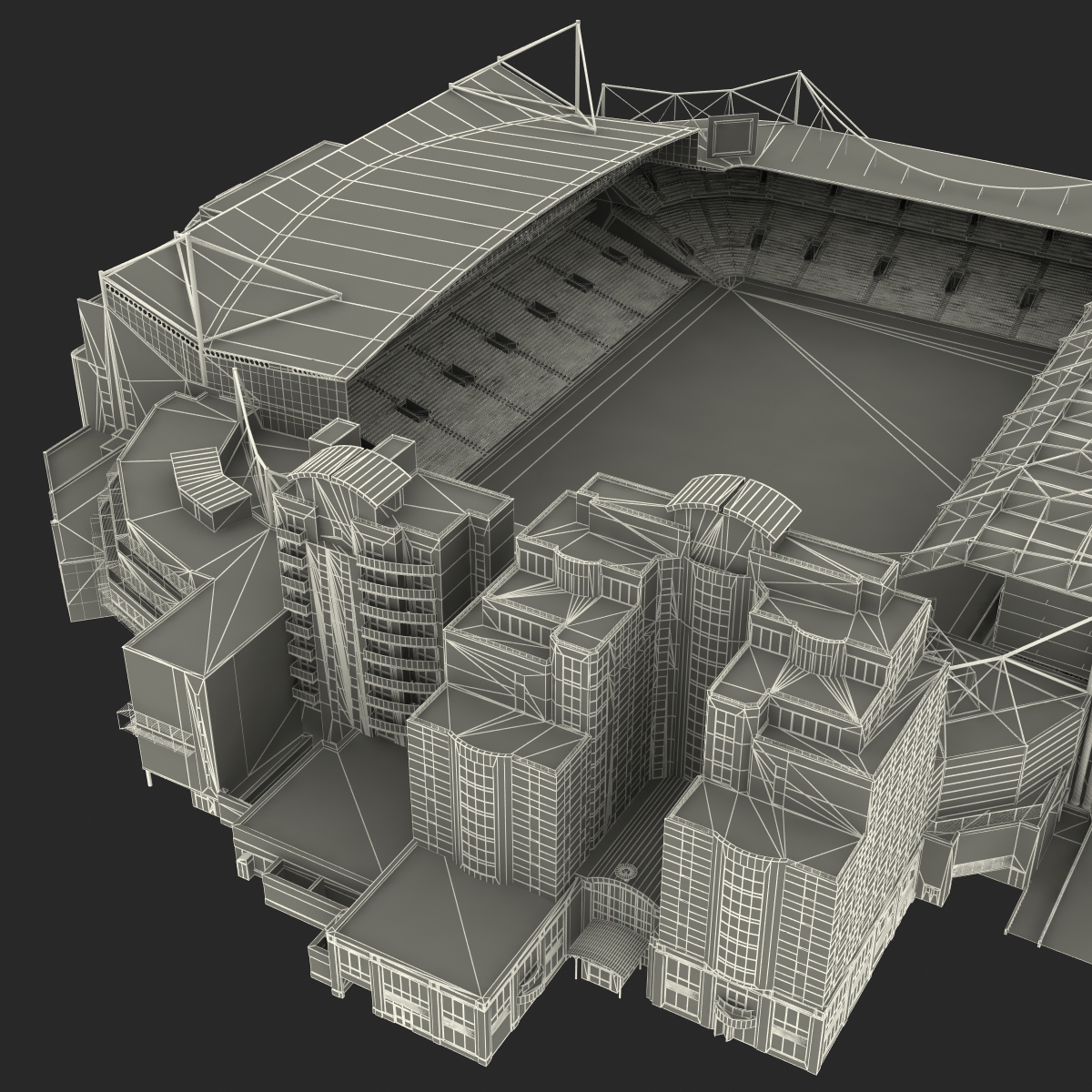 3D Stamford Bridge Stadium model