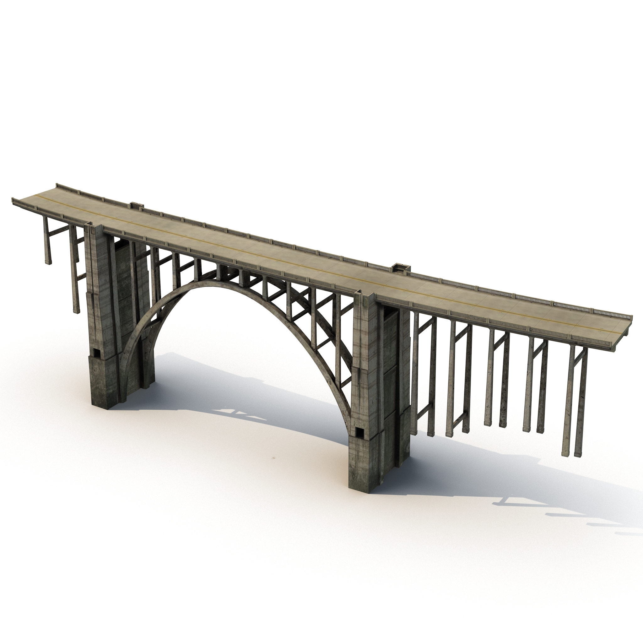 Bixby Creek Bridge in Big Sur 3D model