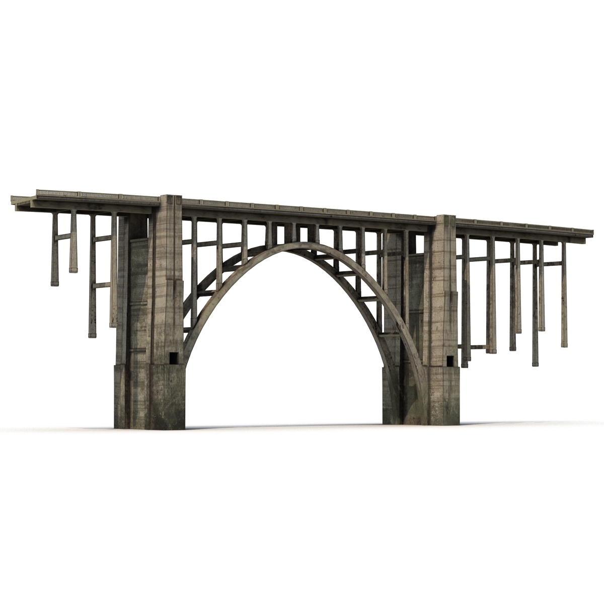 Bixby Creek Bridge in Big Sur 3D model