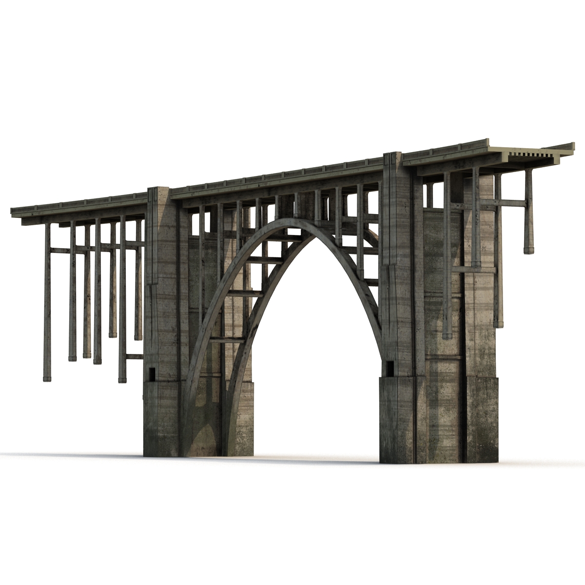 Bixby Creek Bridge in Big Sur 3D model