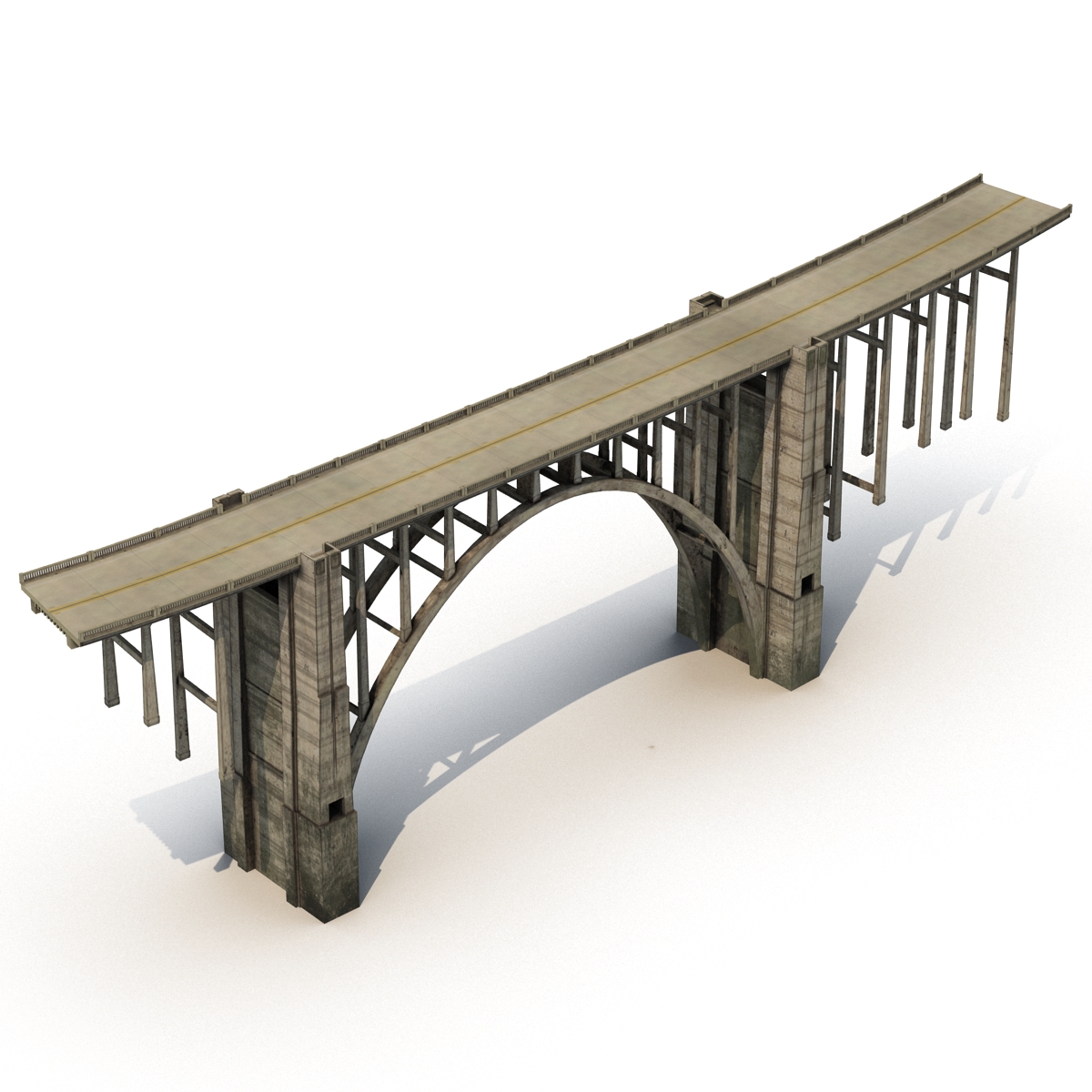 Bixby Creek Bridge in Big Sur 3D model