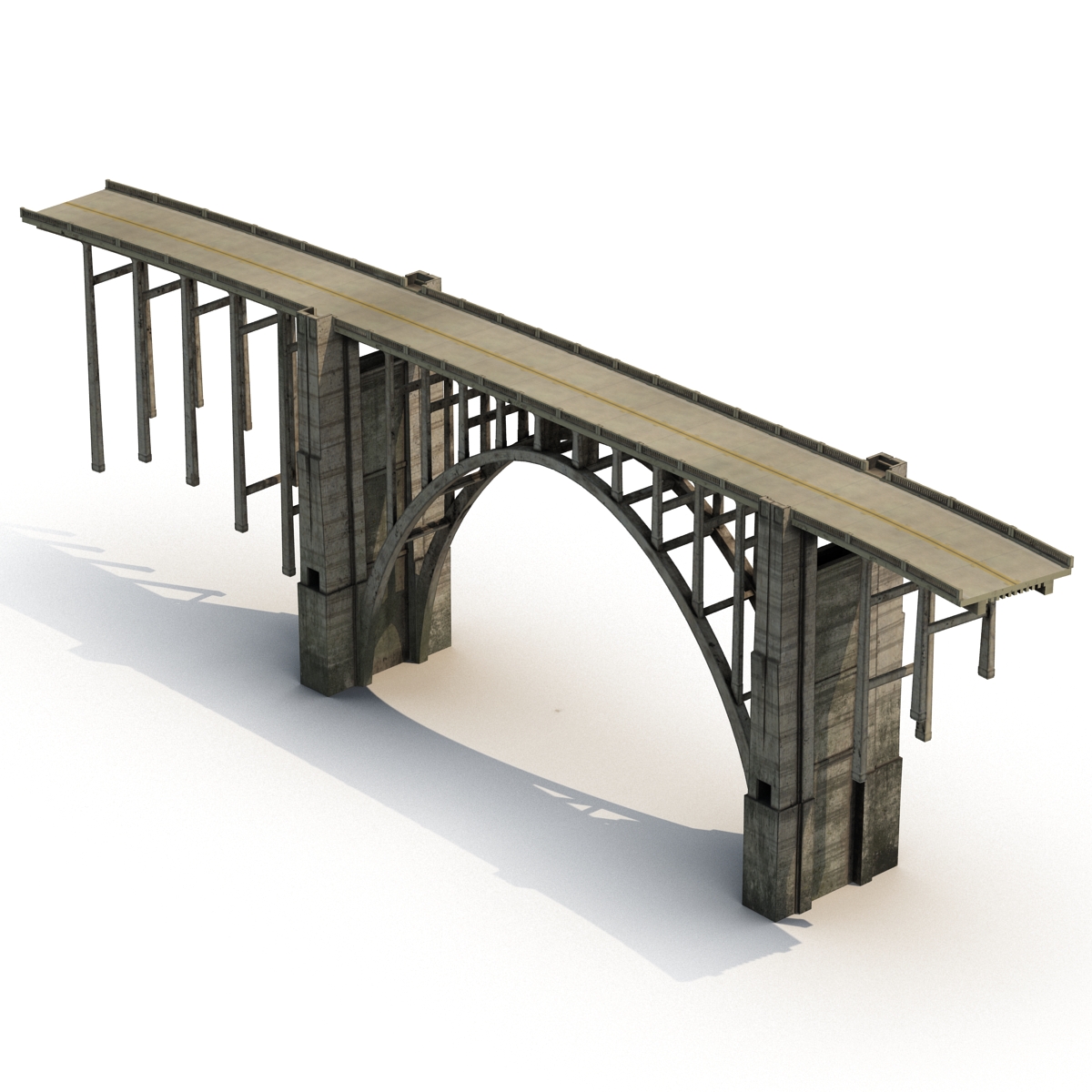 Bixby Creek Bridge in Big Sur 3D model