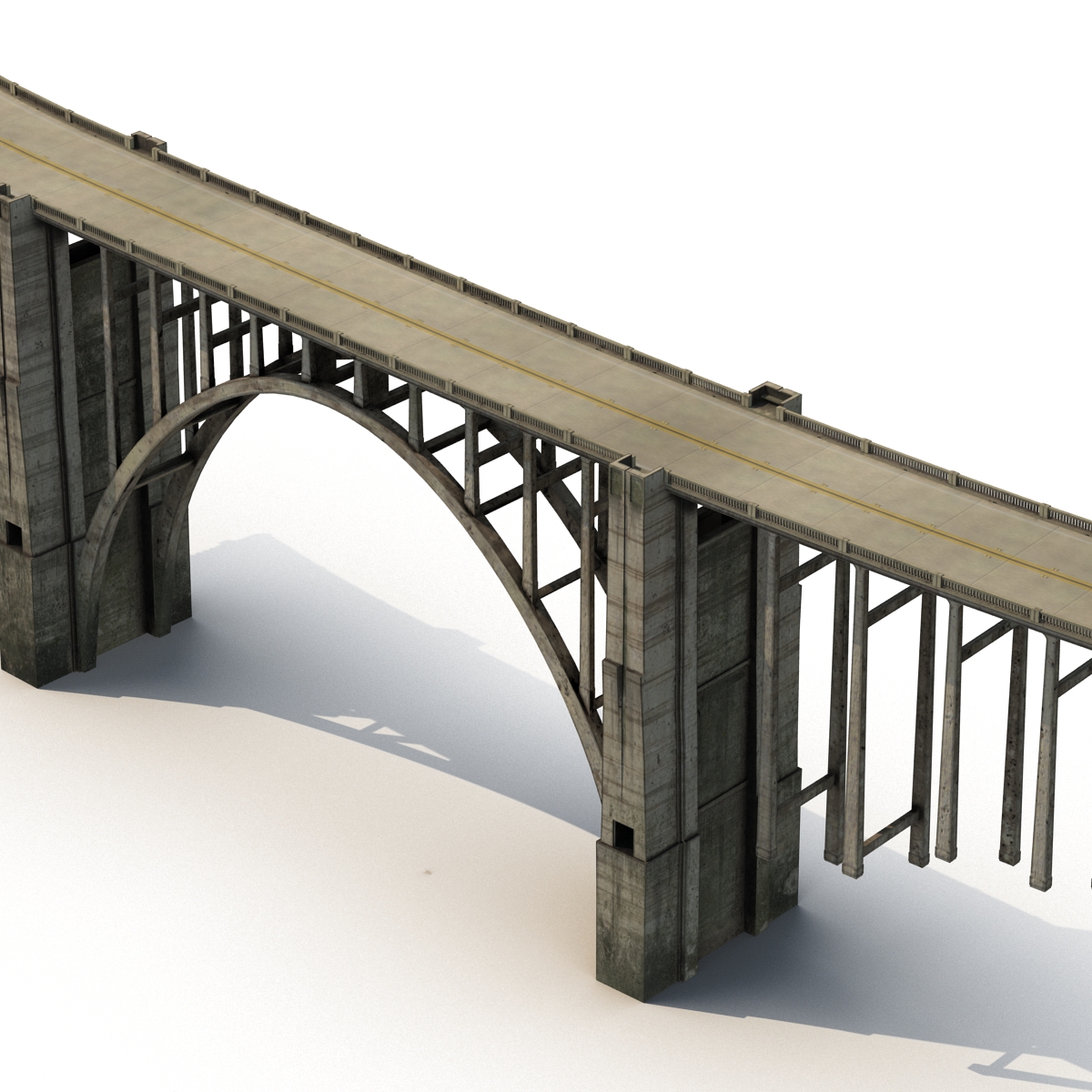 Bixby Creek Bridge in Big Sur 3D model