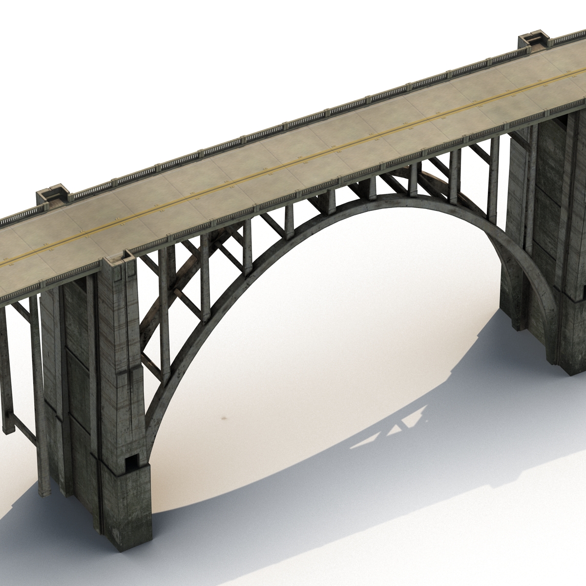 Bixby Creek Bridge in Big Sur 3D model