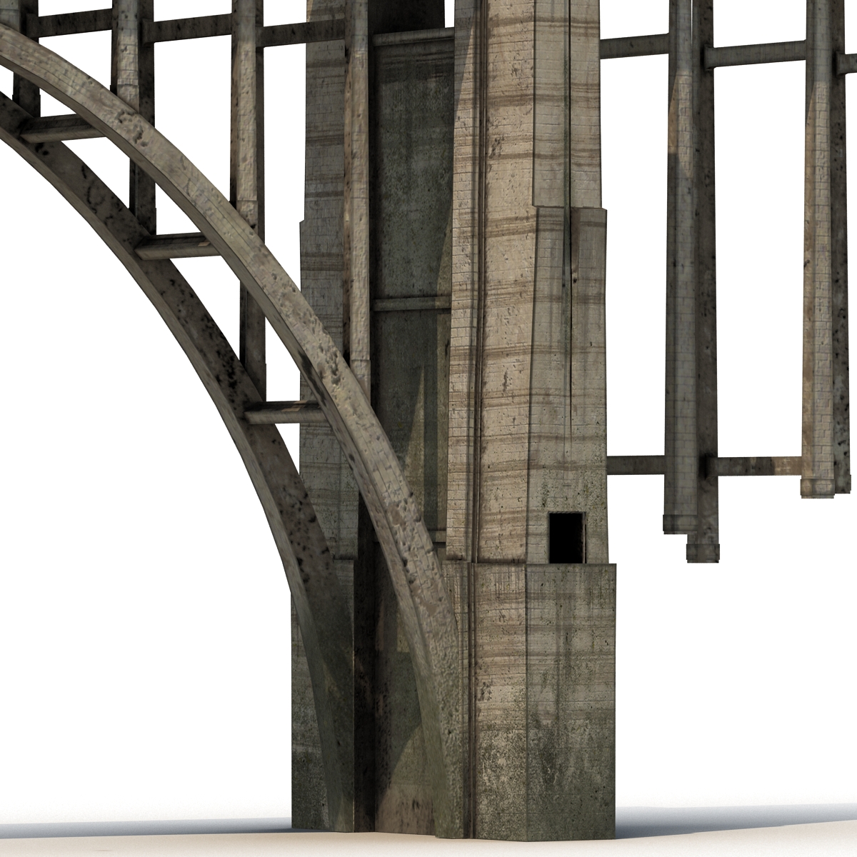 Bixby Creek Bridge in Big Sur 3D model