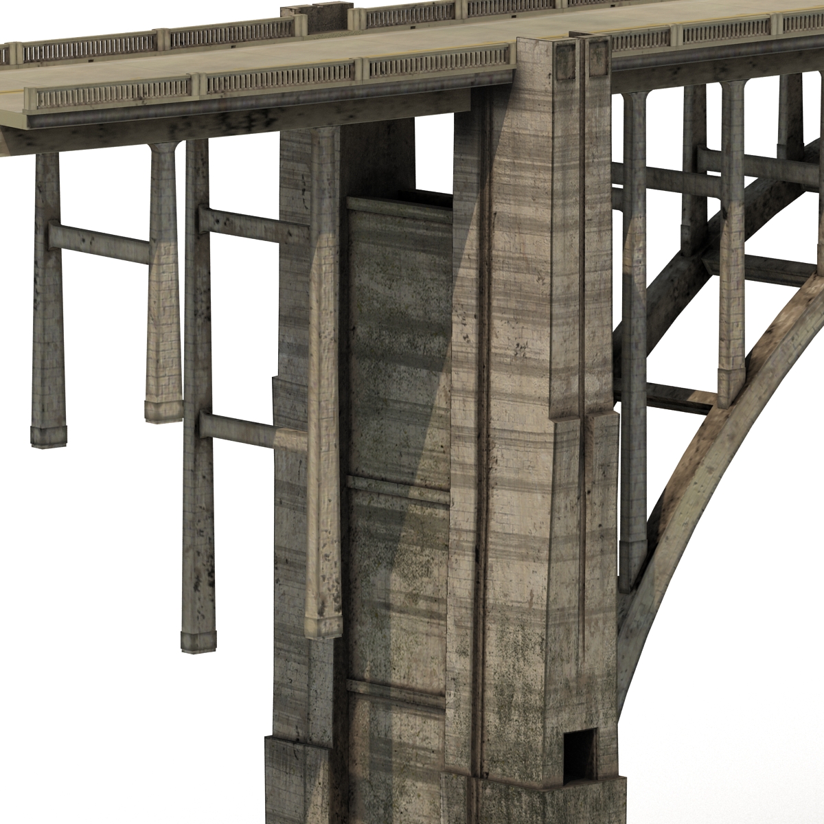 Bixby Creek Bridge in Big Sur 3D model