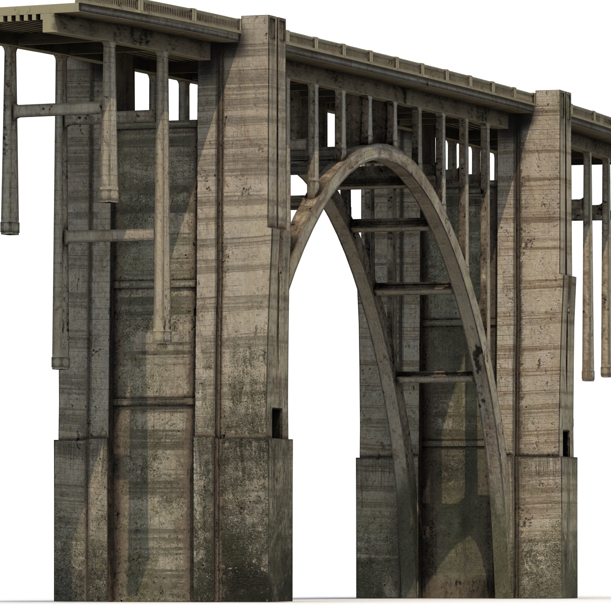 Bixby Creek Bridge in Big Sur 3D model