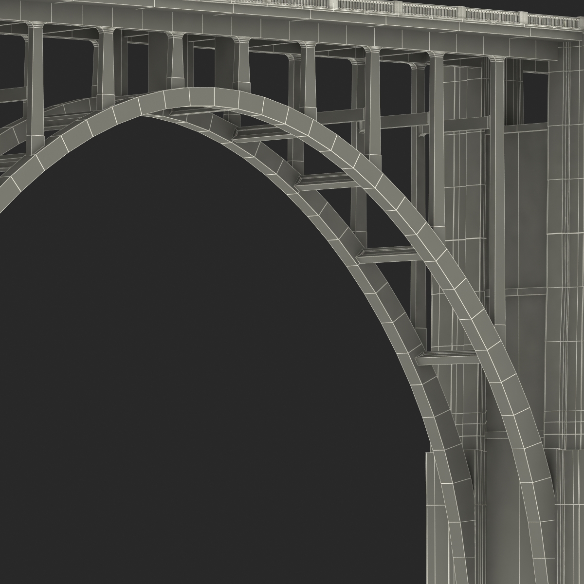 Bixby Creek Bridge in Big Sur 3D model