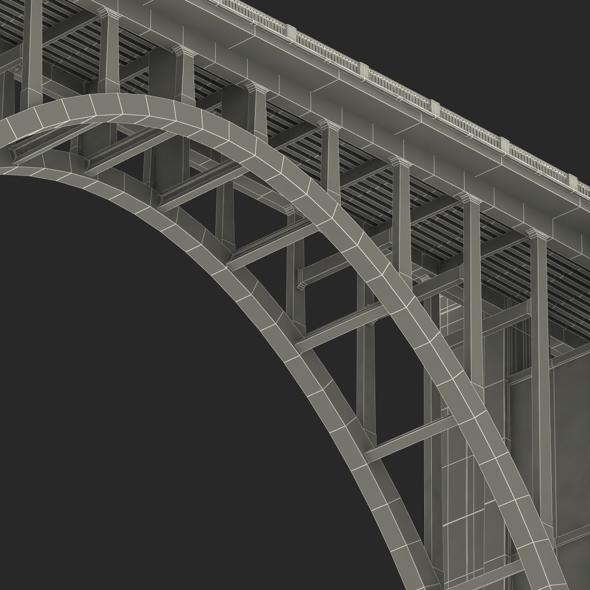 Bixby Creek Bridge in Big Sur 3D model