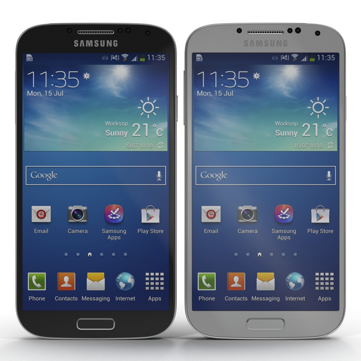 3D Samsung Galaxy S4 Set