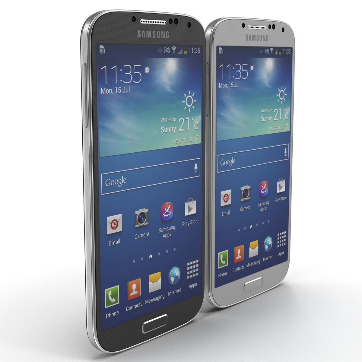 3D Samsung Galaxy S4 Set