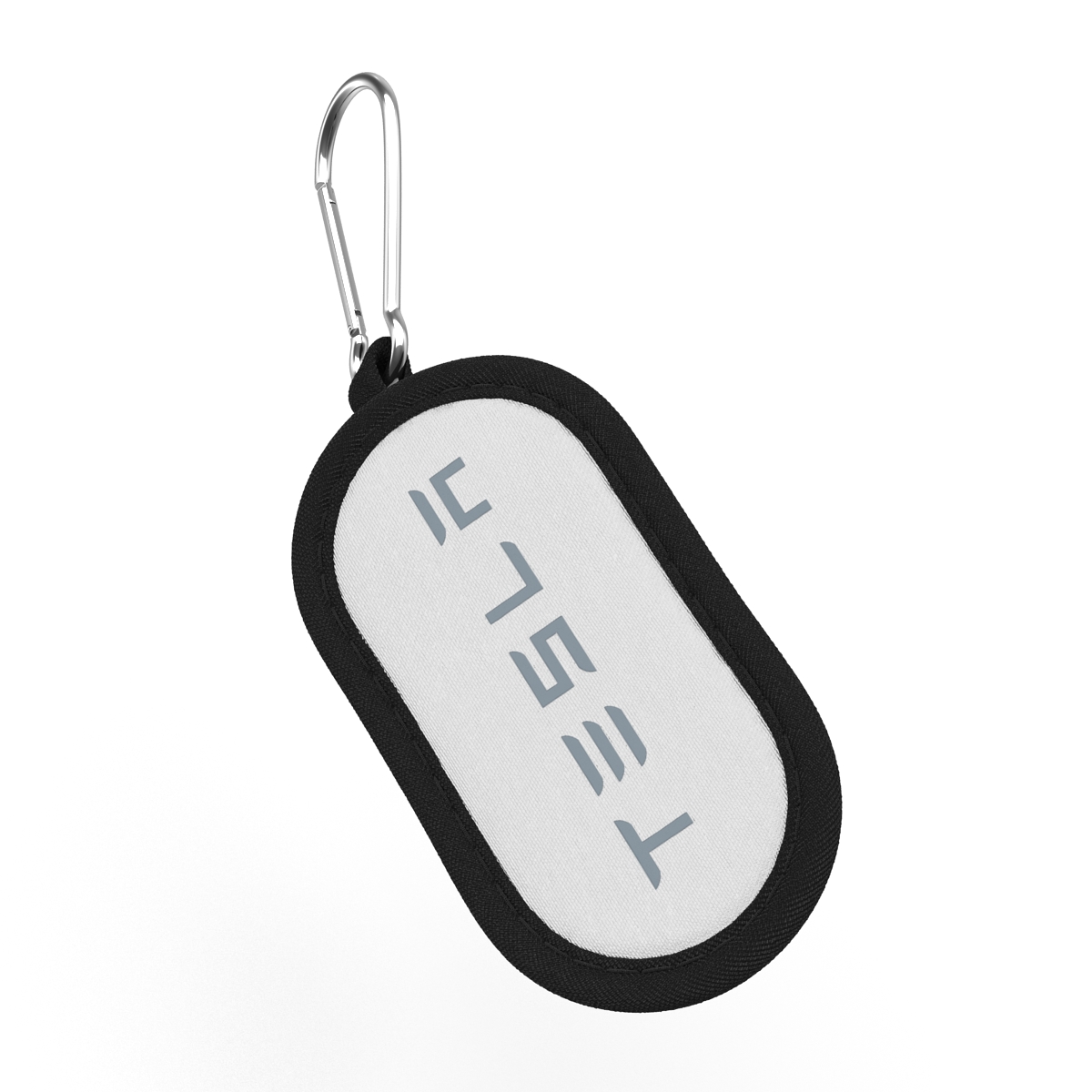 Tesla Key Fob Inside White Cover 3D