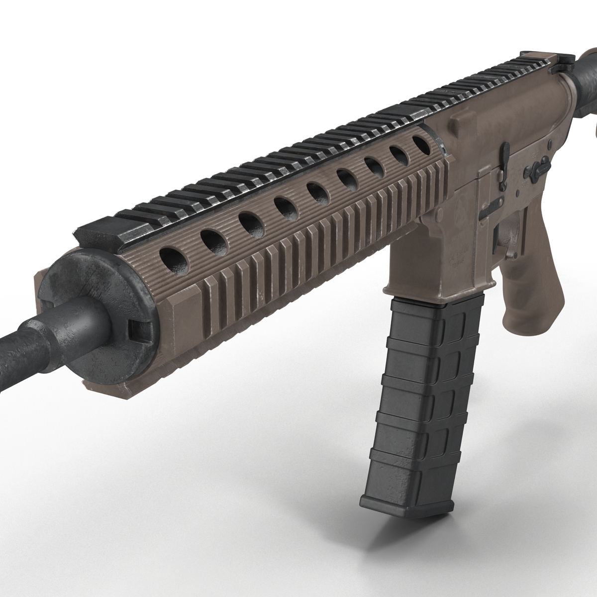 3D model Assault Riffle Generic 4 Sandy