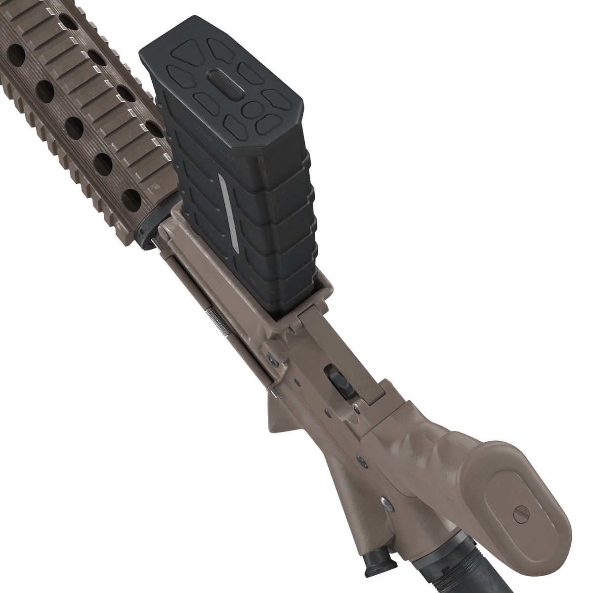 3D model Assault Riffle Generic 4 Sandy