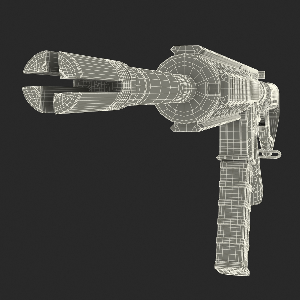 3D model Assault Riffle Generic 4 Sandy