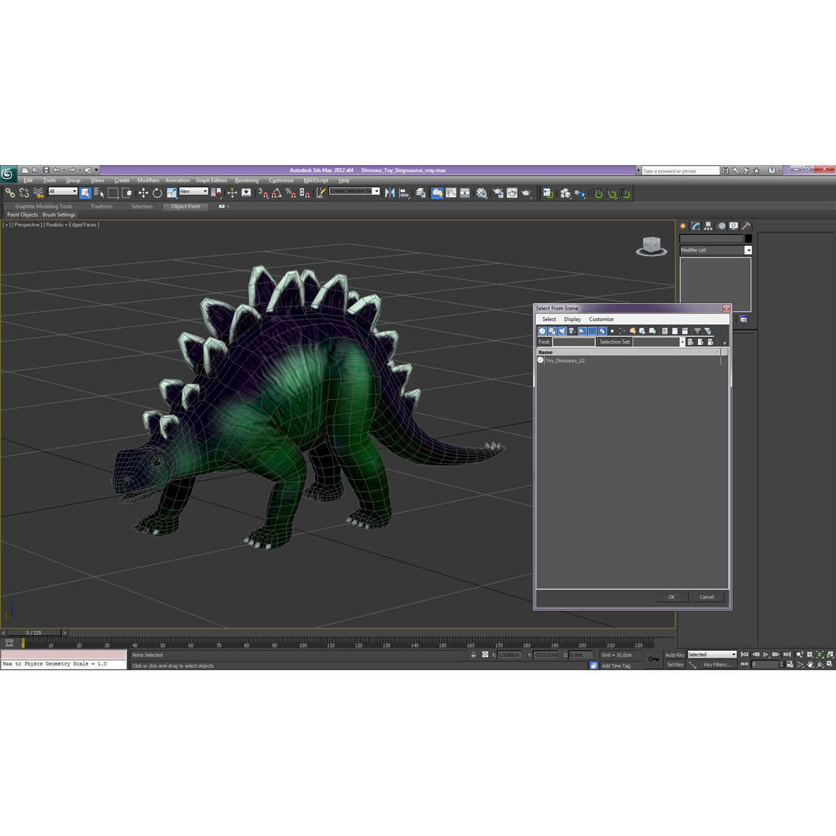 Dinosaur Toy Stegosaurus 3D model