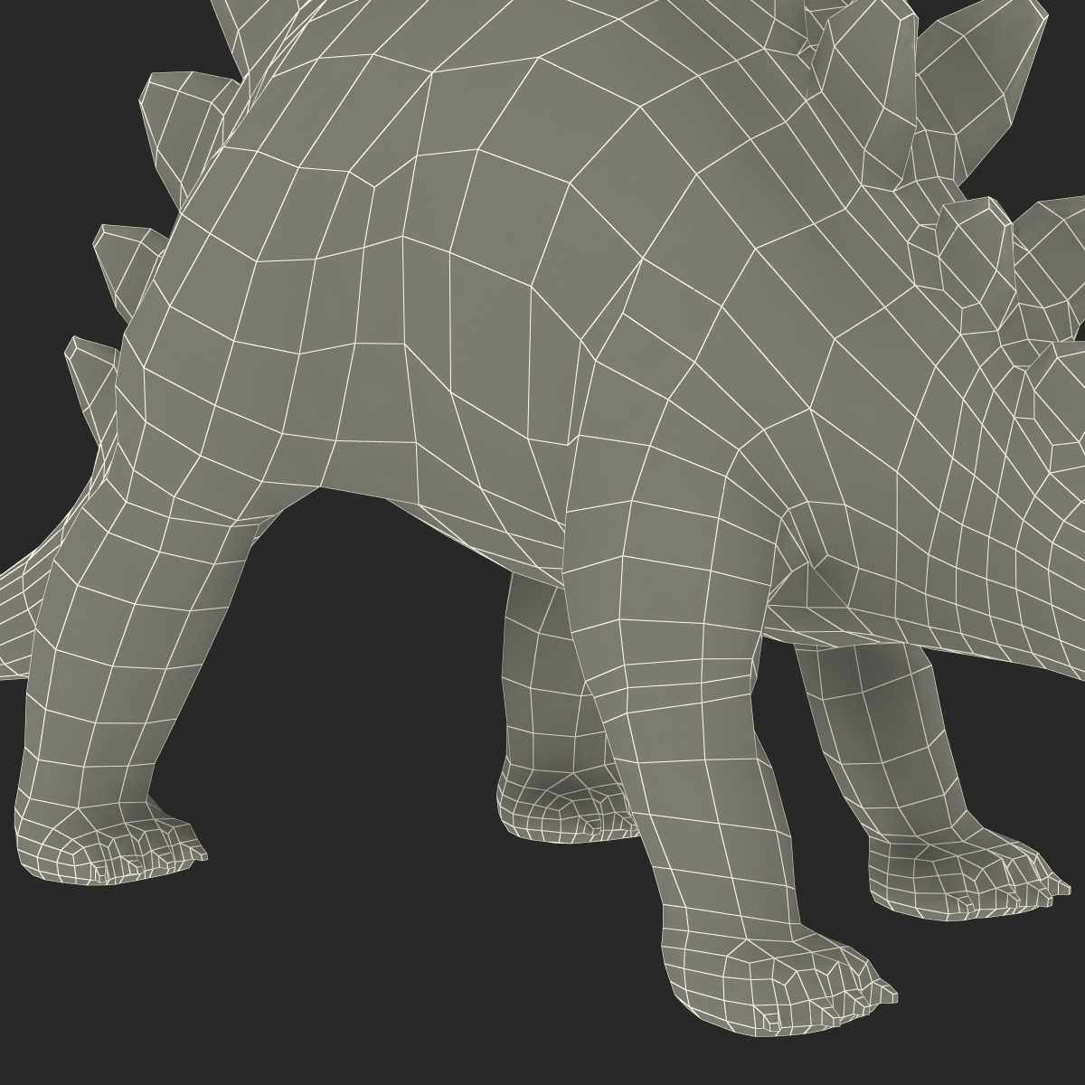 Dinosaur Toy Stegosaurus 3D model